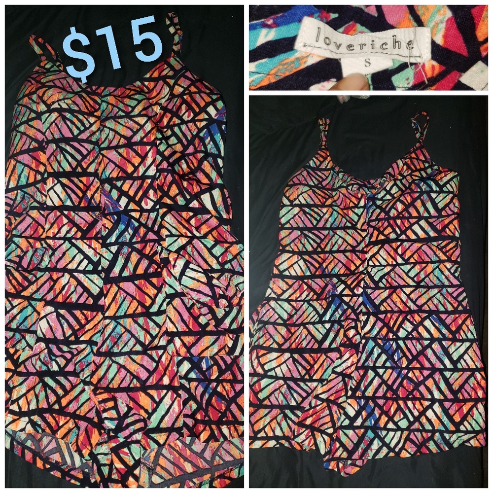 Love Riche colorful romper